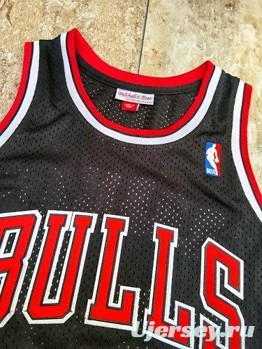 Men's Dennis Rodman Black Retro Classic Team Jersey