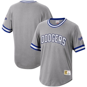 Men's Gray Cooperstown Collection Wild Pitch Throwback Jersey