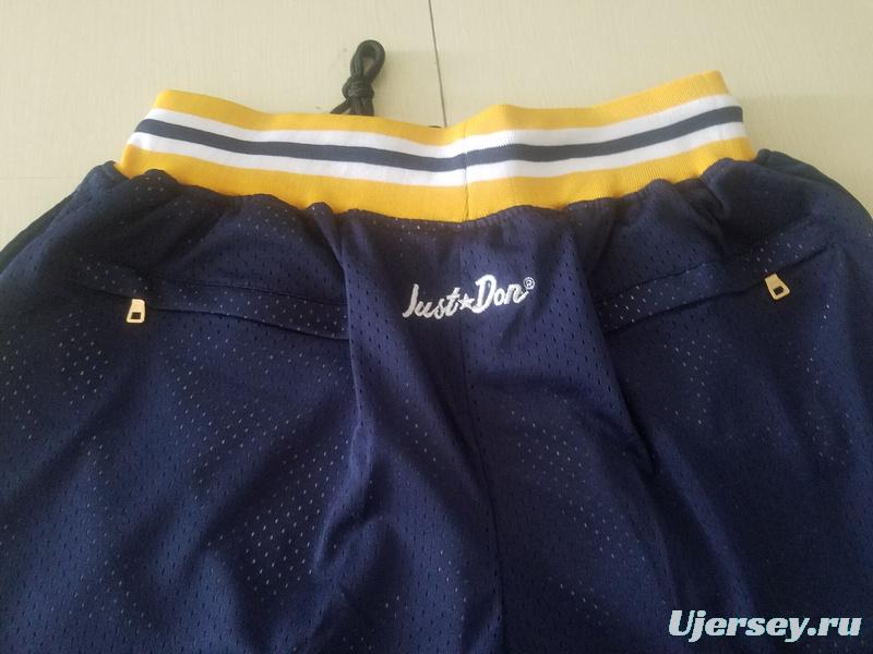 Michigan State College Navy Blue Basketball Shorts