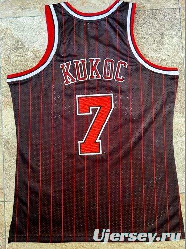 Men's Toni Kukoc Black Retro Classic Team Jersey
