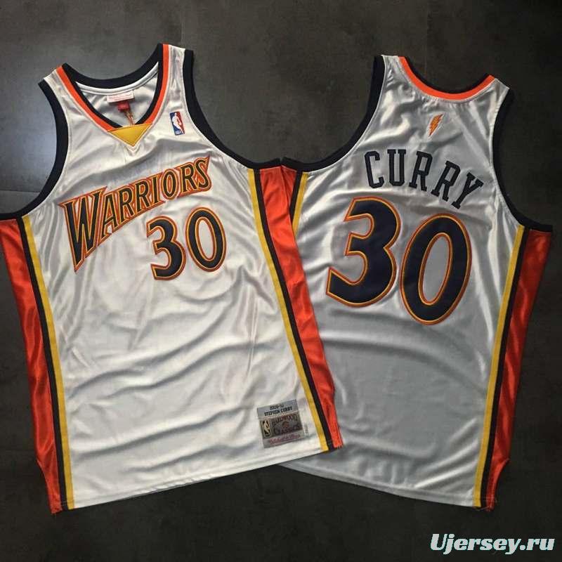 Men's Stephen Curry White Retro Classic Team Jersey