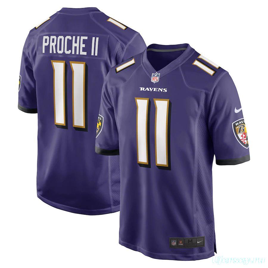Men's James Proche II Purple Player Limited Team Jersey