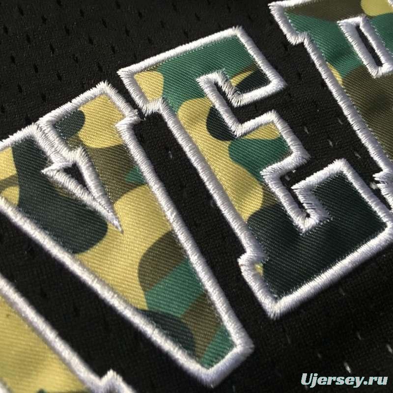 Men's Allen Iverson Black Retro Classic Team Jersey