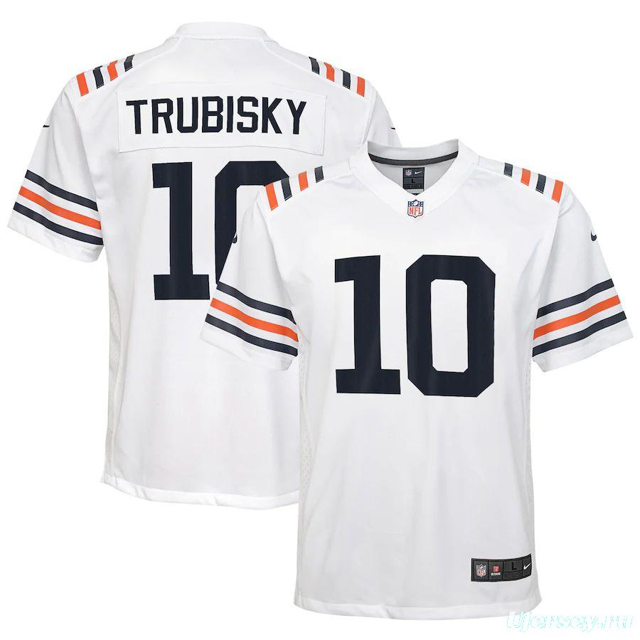 Youth Mitchell Trubisky White 2019 Alternate Classic Player Limited Team Jersey