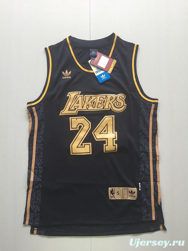 Kobe Bryant 24 Black Golden Edition Jersey