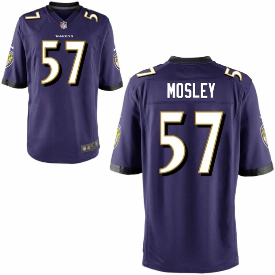 Men's CJ Mosley Purple Player Limited Team Jersey