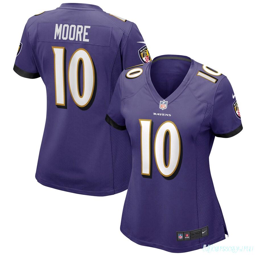 Women's Chris Moore Purple Player Limited Team Jersey