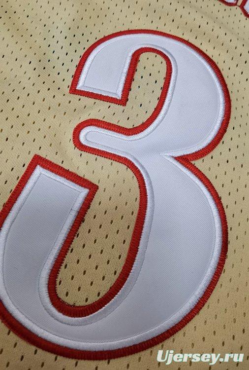 Men's Allen Iverson Golden Retro Classic Team Jersey