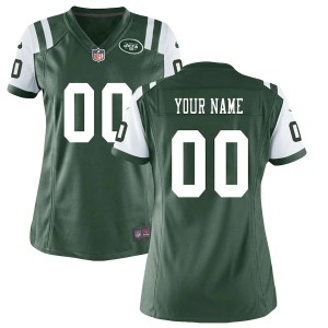 Women's Green Customized Game Team Jersey