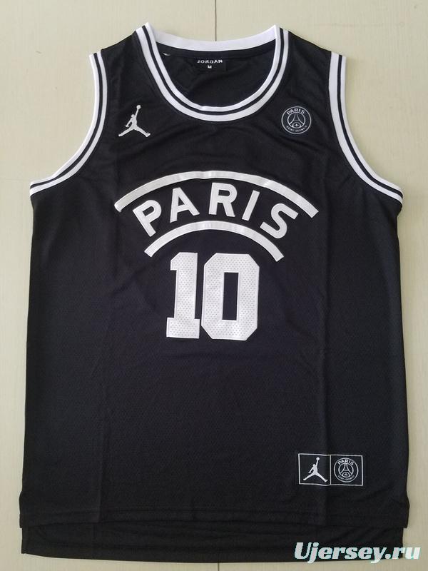 PSG Neymar Black Basketball Jerseys
