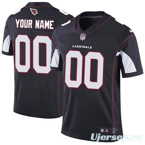 Men's Black Alternate Custom Limited Team Jersey