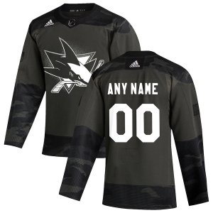 Youth Camo Military Appreciation Custom Practice Team Jersey