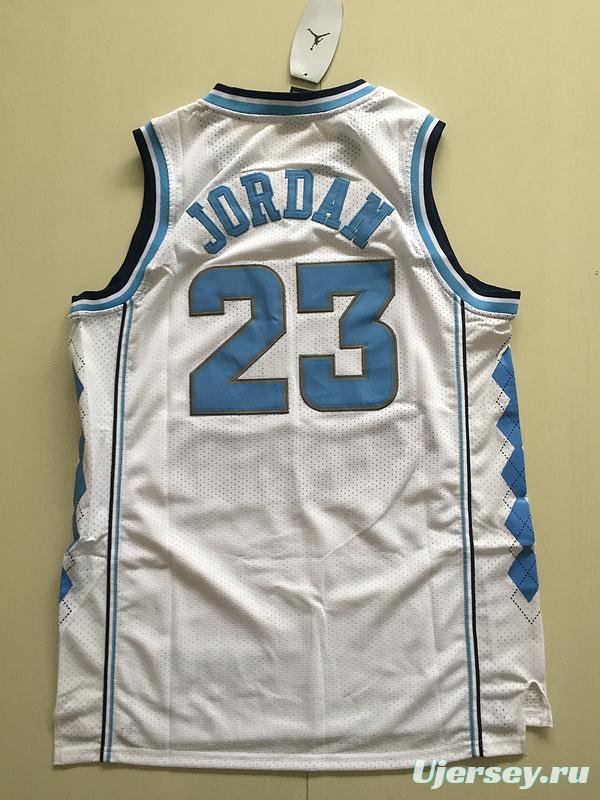 Michael Jordan 23 North Carolina College Basketball Jersey With AJ Logo