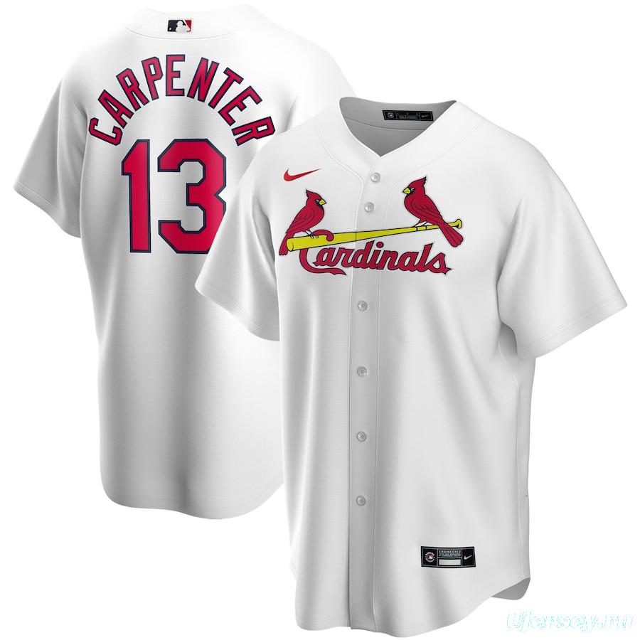 Men's Matt Carpenter White Home 2020 Player Team Jersey