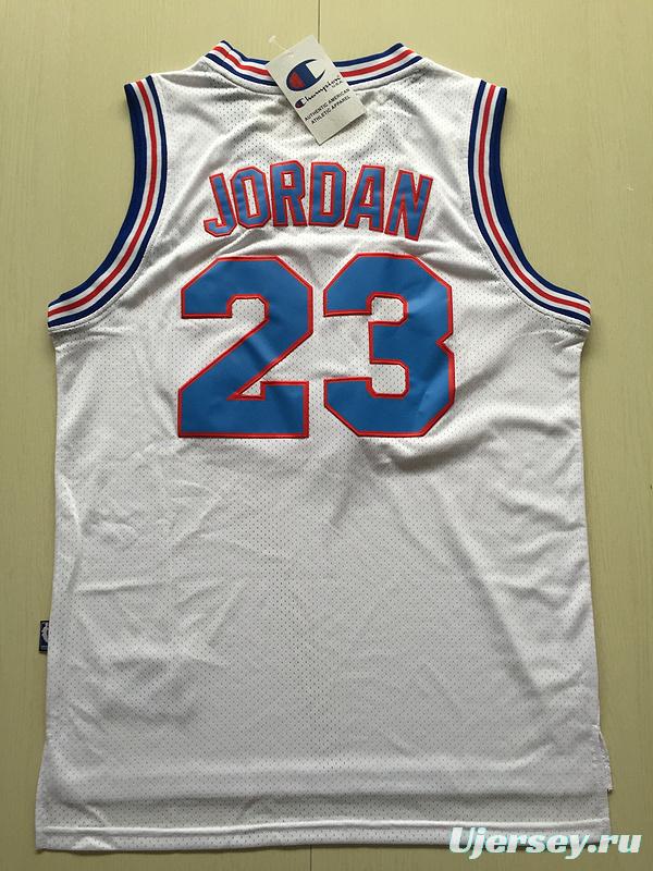 Michael Jordan 23 Movie Edition White Basketball Jersey