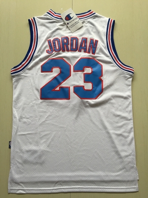 Michael Jordan 23 Movie Edition White Basketball Jersey