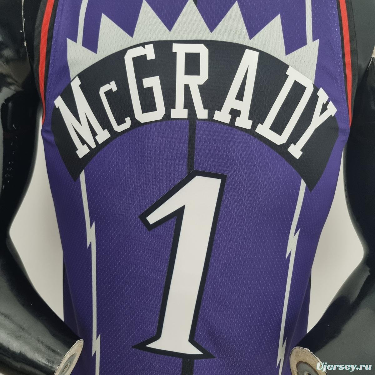 Toronto Raptors McGRADY#1 Purple NBA Jersey