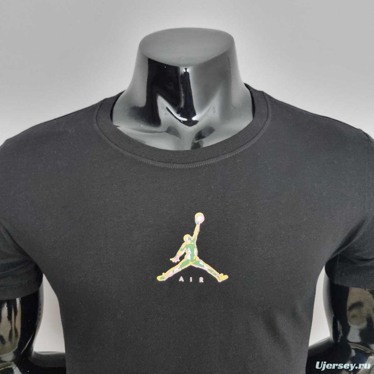 Mens Jordan Casual Black T-Shirts #K000153