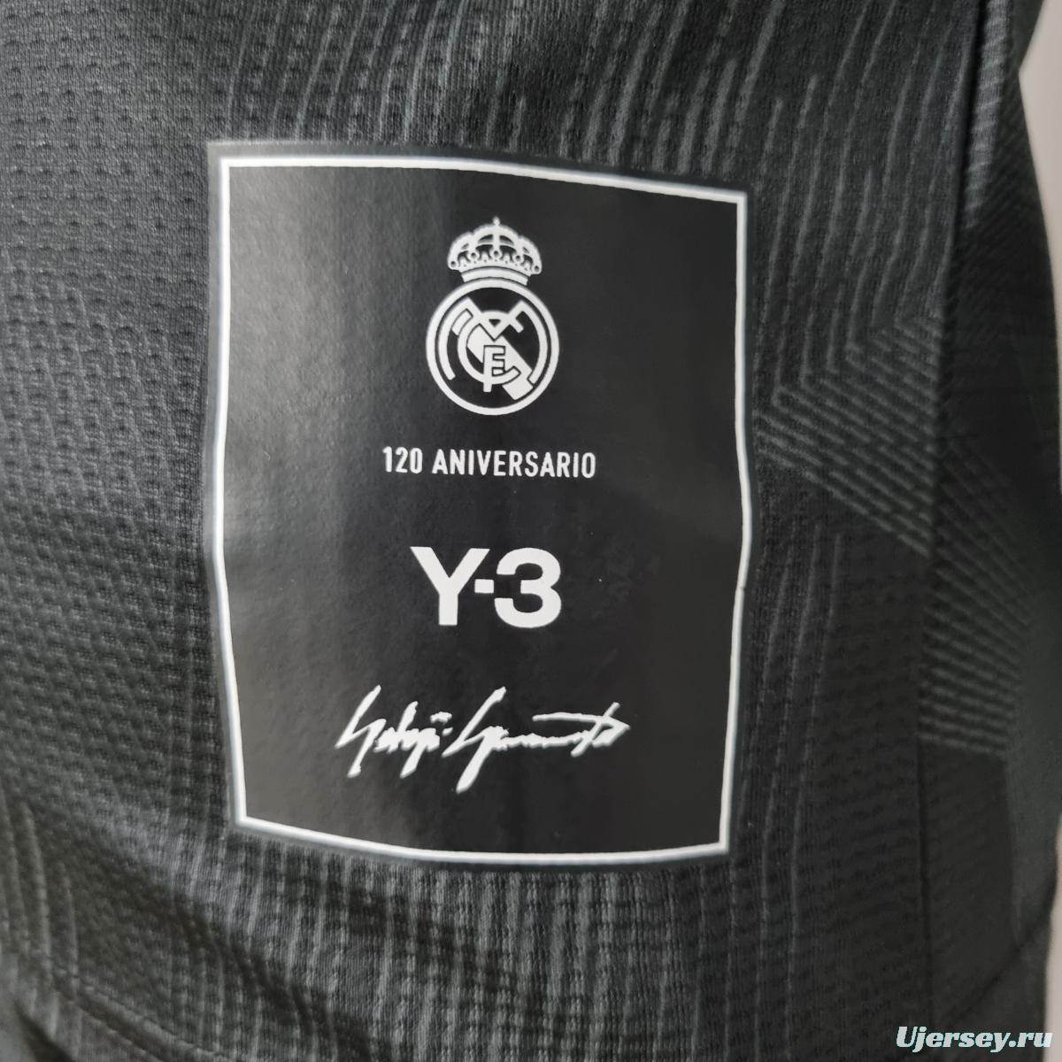 22/23 Real Madrid Y3 kids black Soccer Jersey