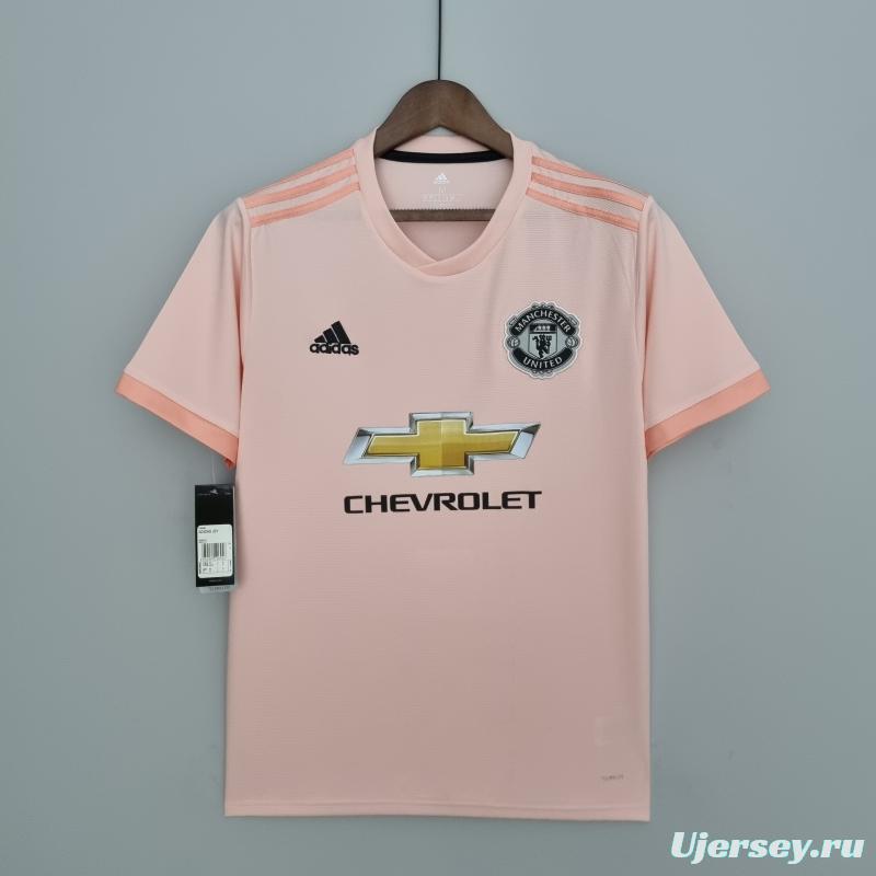 Retro Manchester United 18/19 away Soccer Jersey