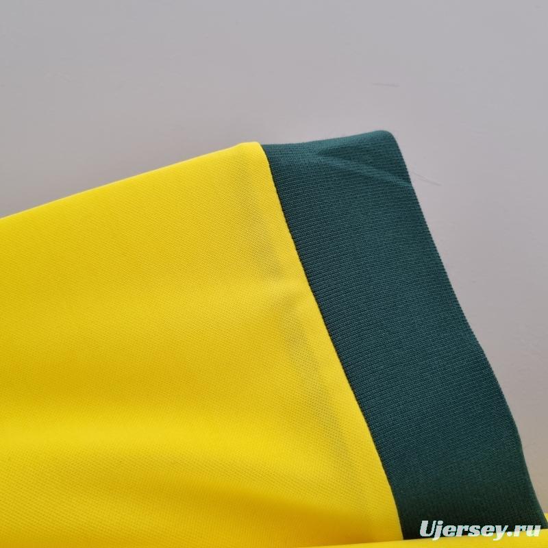 Retro Brazil 1970 Home Soccer Jersey