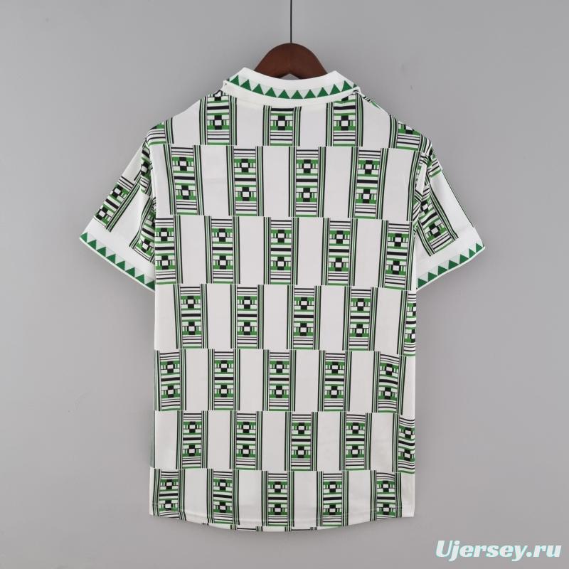 Retro 1994 Nigeria Away Soccer Jersey