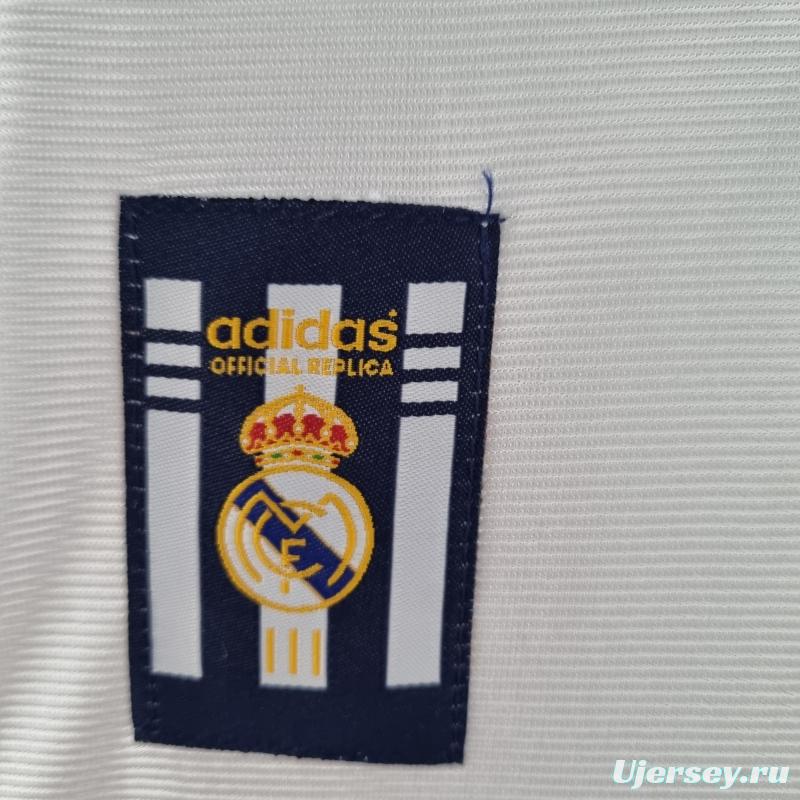 Retro Real Madrid 98/00 Home Soccer Jersey