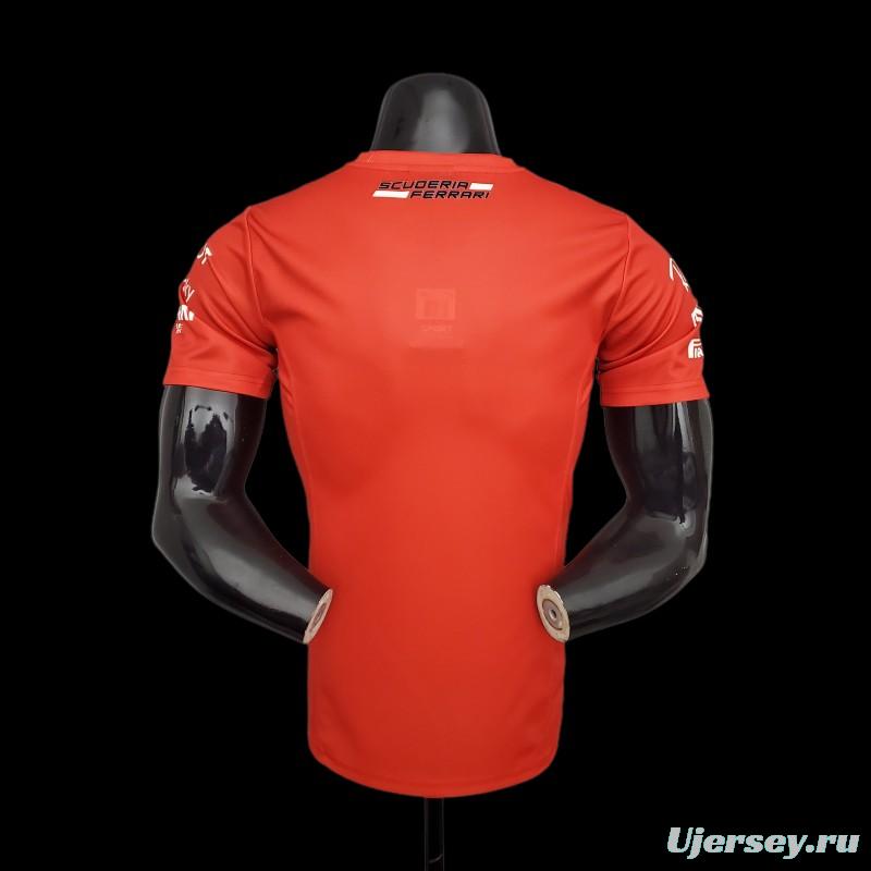 F1 Formula One; Ferrari Racing Suit Red 