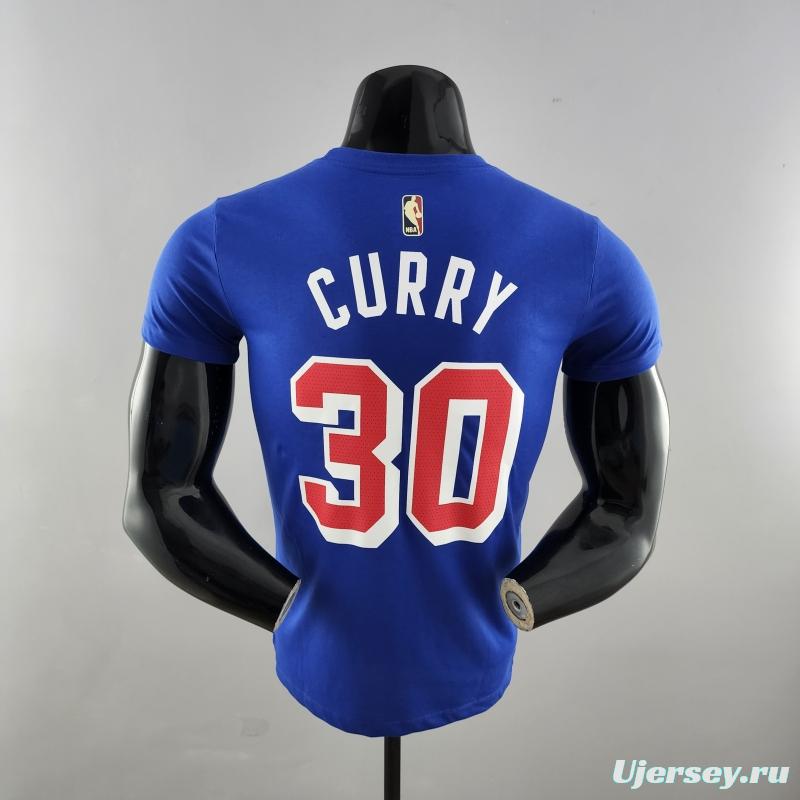 Golden State Warriors #30 Stephen Curry Blue #K000171