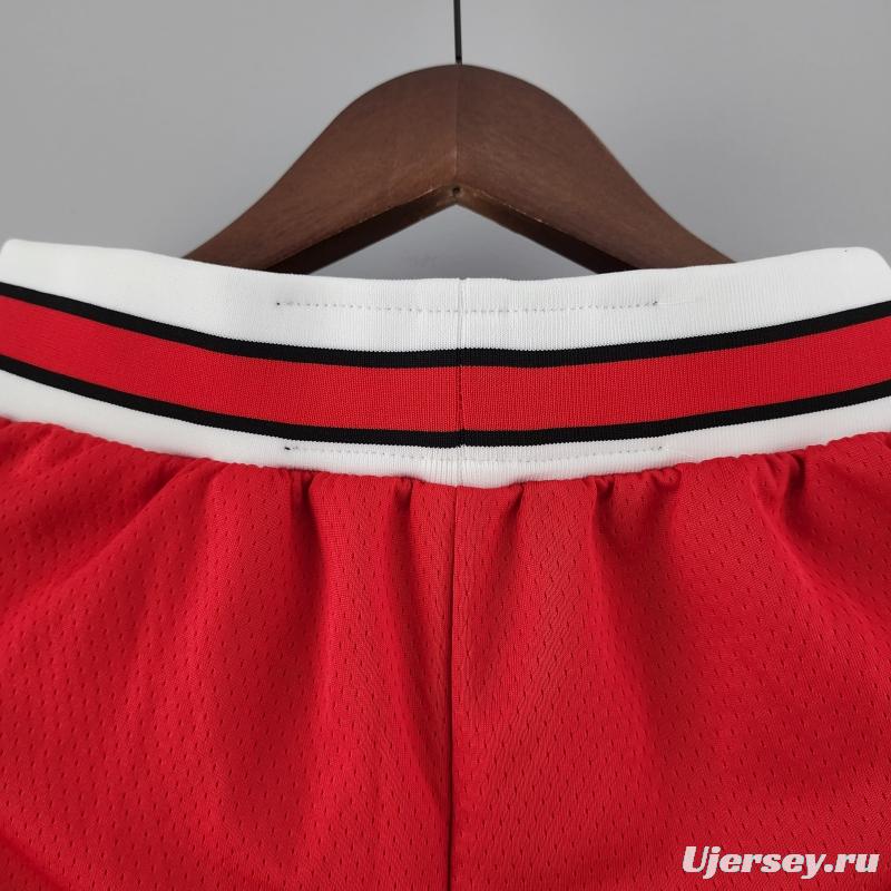 Chicago Bulls Red NBA Shorts 