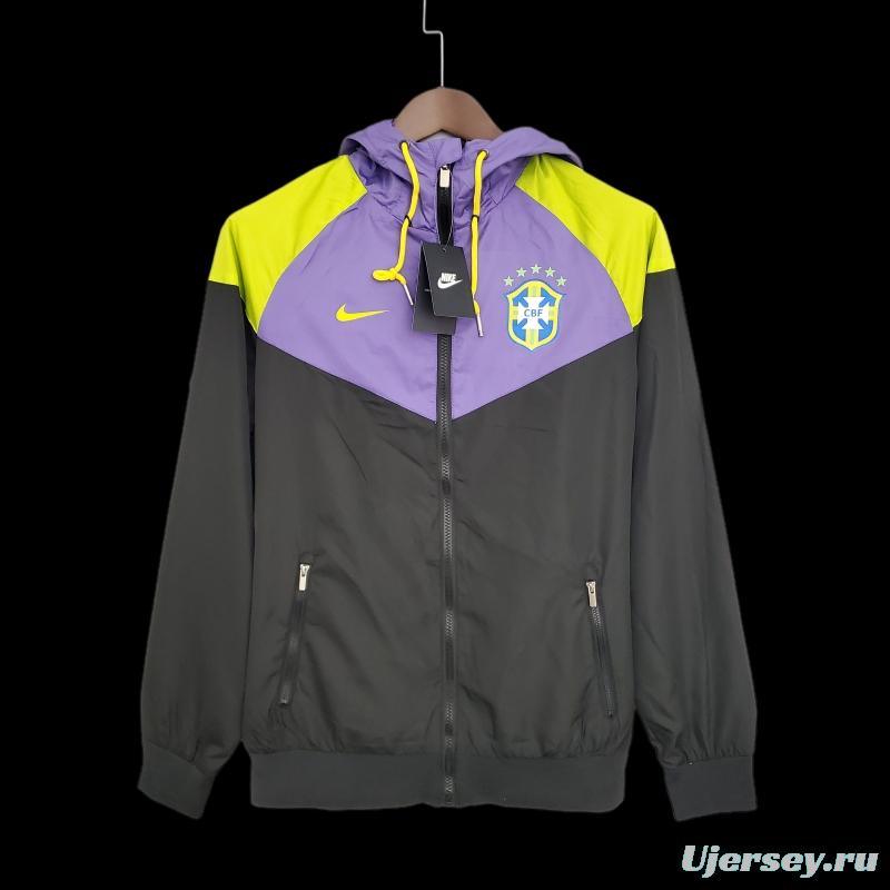 Windbreaker Brazil Purple Black