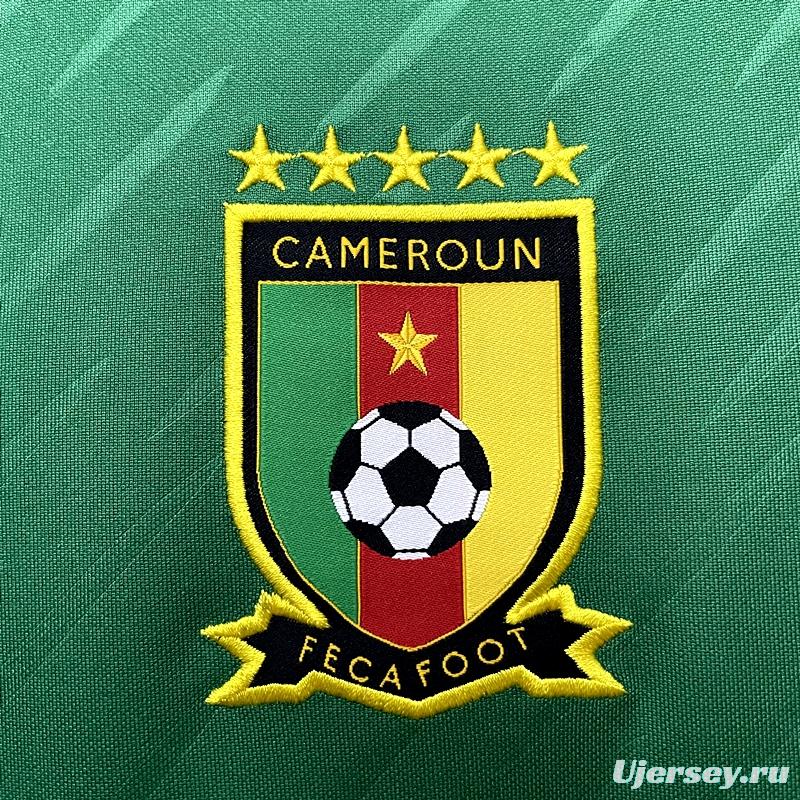 2022 Cameroon Home  Soccer Jersey