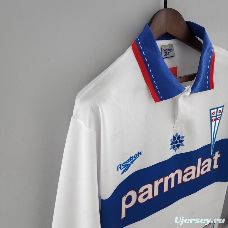 Retro 1998 Long Sleeve Deportivo Universidad Católica Home Soccer Jersey