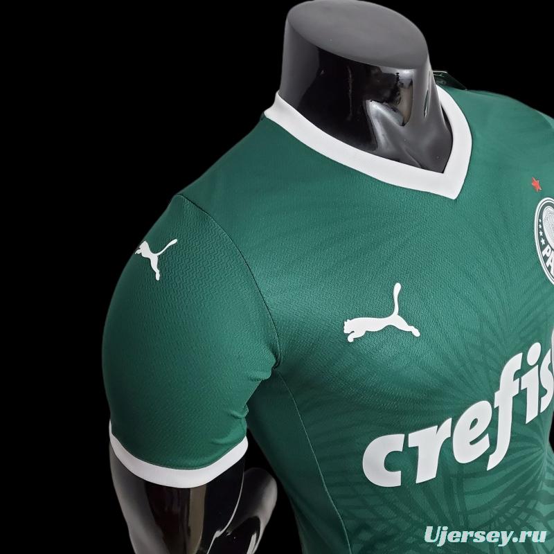 Player Version 22/23 Palmeiras Home Soccer Jersey