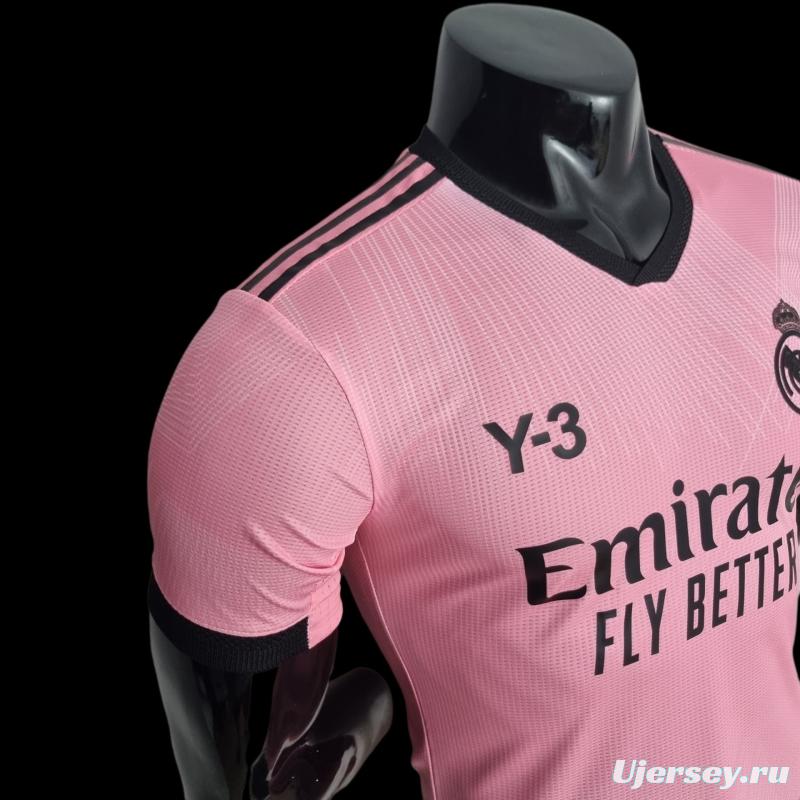 Player Version 2022 Real Madrid Y3 Edition Pink