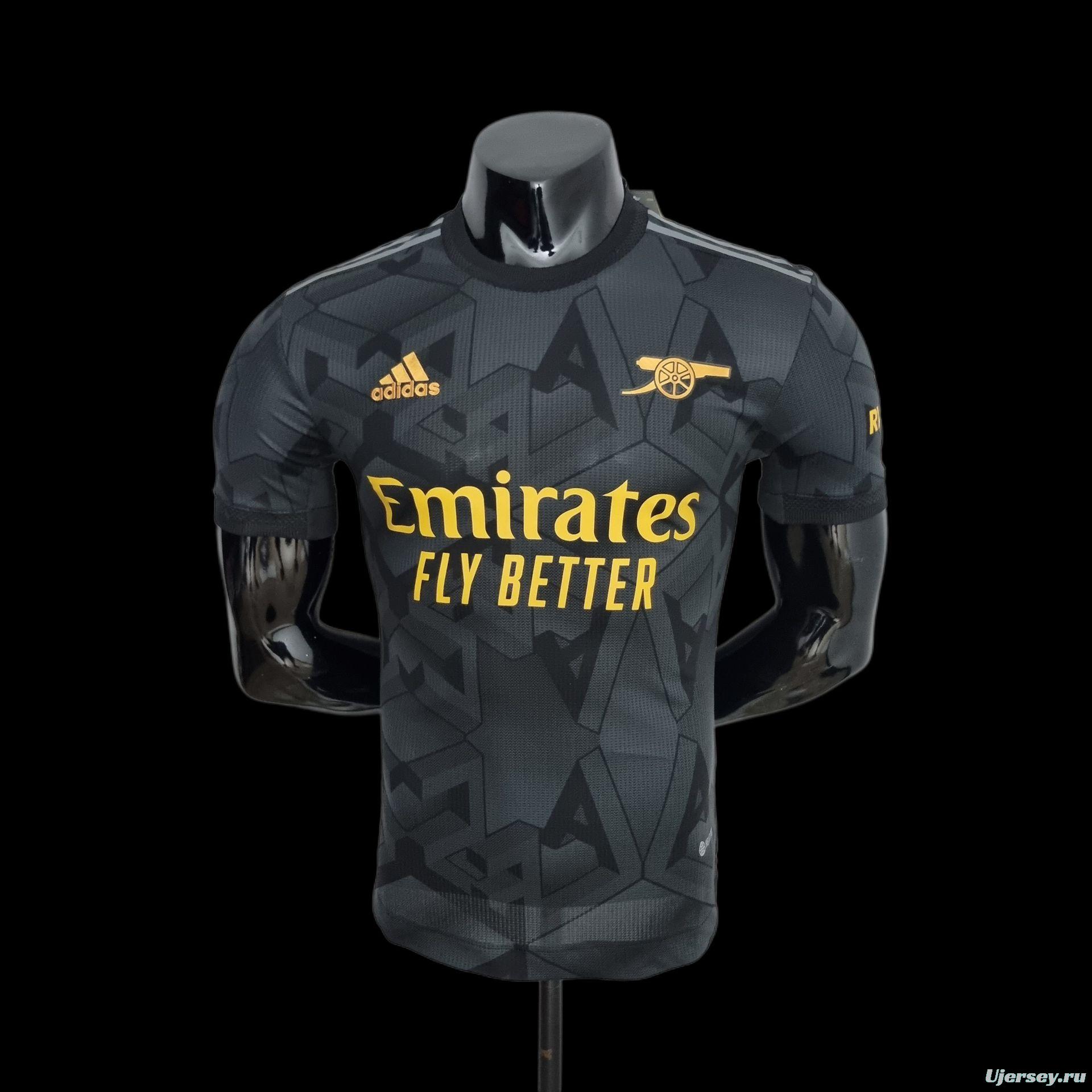 Player Version 22/23 Arsenal Away Soccer Jersey