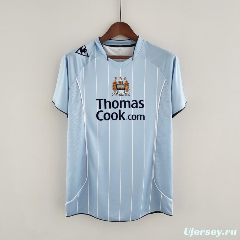 Retro 07/08 Manchester City Home Soccer Jersey