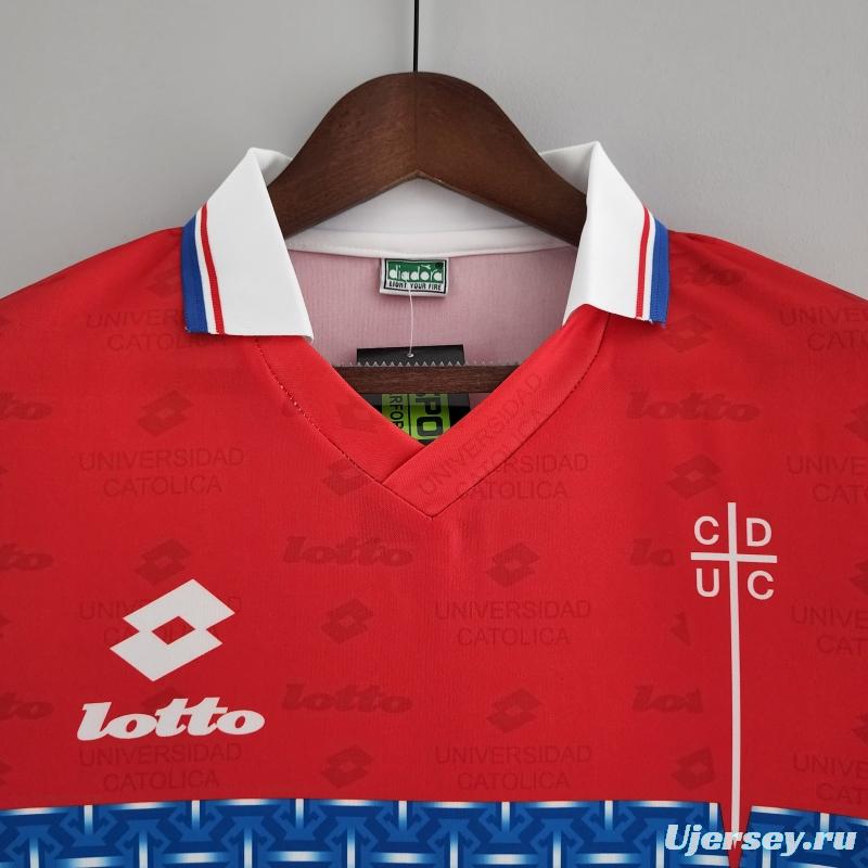 Retro 1996 Long Sleeve Deportivo Universidad Católica Third Away Soccer Jersey