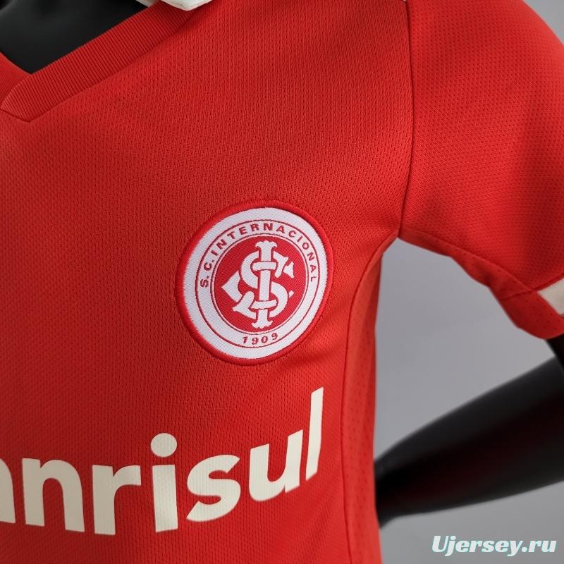 22/23 Kids Kit SC Internacional Home Size 16-28 Soccer Jersey