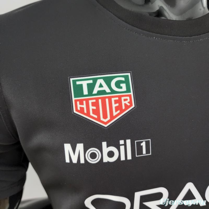 2022 F1 Red Bull Black Jersey #0001