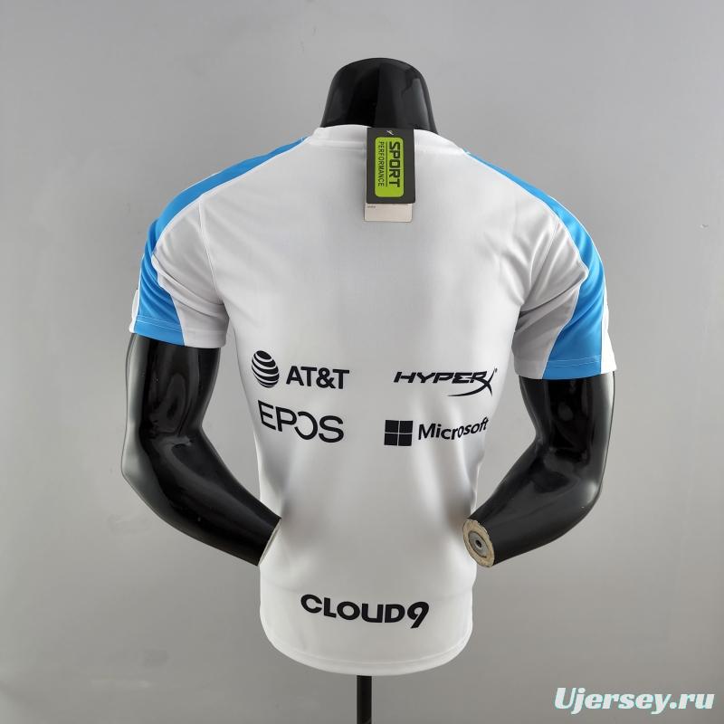 2022 F1 Red Bull /Bwm White T-shirts #0008