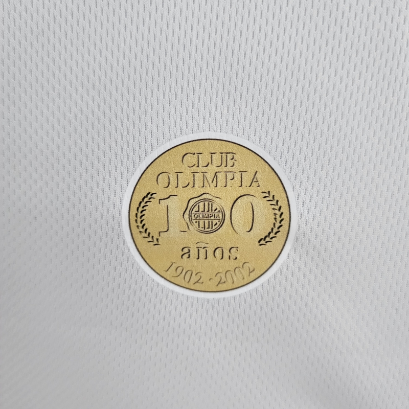 Retro 02/03 Olimpia  Home Soccer Jersey
