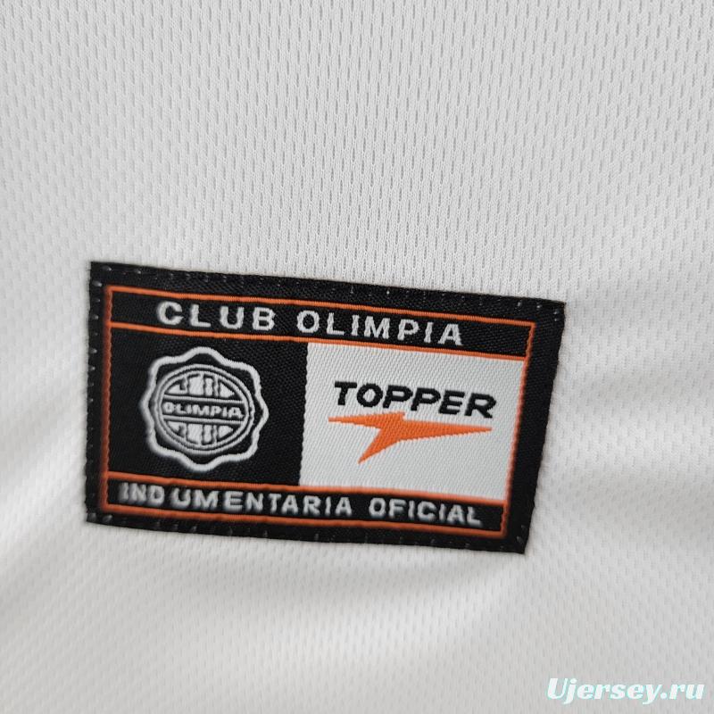 Retro 02/03 Olimpia  Home Soccer Jersey