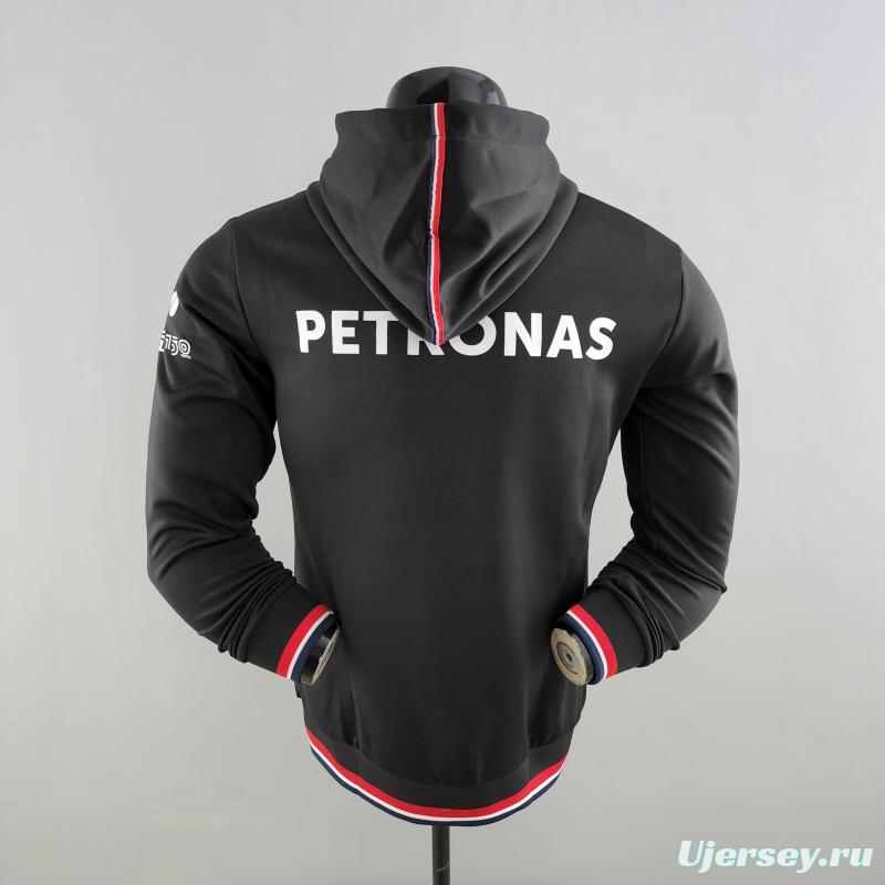 2022 F1 Mercedes AMG Petronas Black Jacket #0001