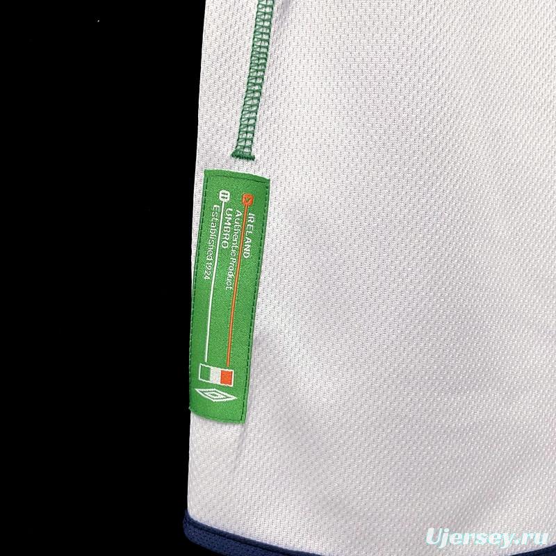 Retro 2002 Ireland Away Soccer Jersey