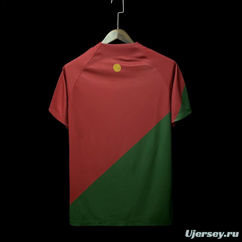 2022 Portugal Home Soccer Jersey