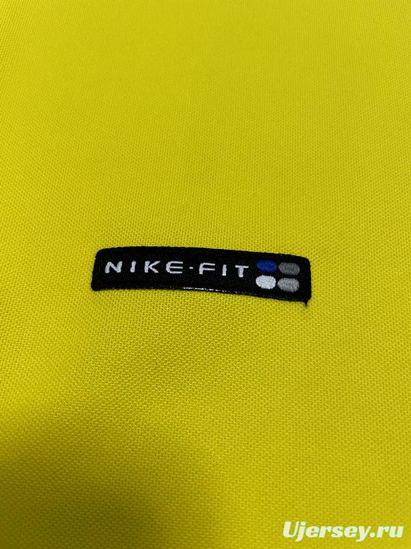 Retro 1998 Brazil Home Soccer Jersey