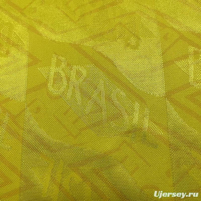 Retro 91/93 Brazil Home Soccer Jersey