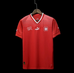 2022 Switzerland Home Soccer Jersey