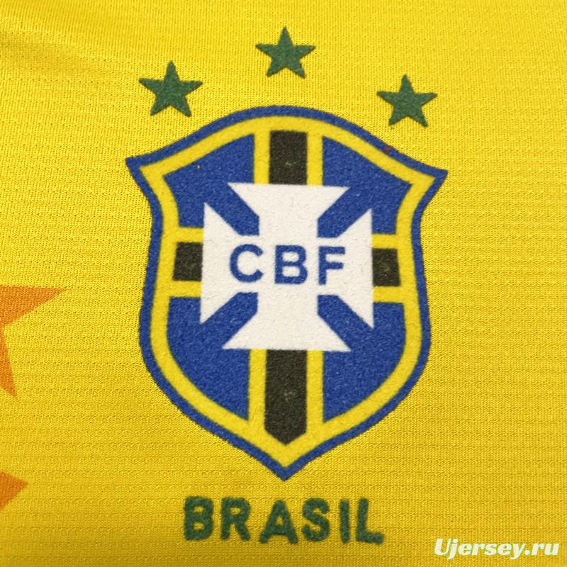 Retro 1994 Brazil Home Soccer Jersey